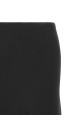 Shiny satin enver skirt Black