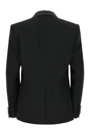 'Sicilia Light' tuxedo dress Black