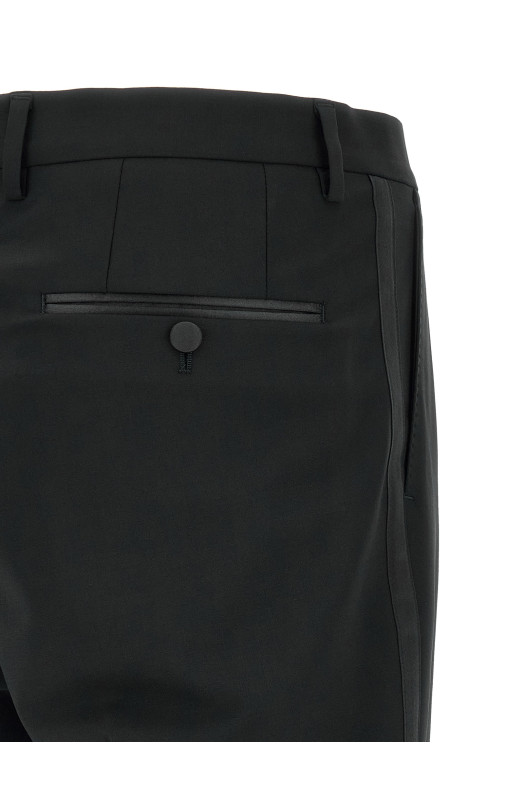 'Sicilia Light' tuxedo dress Black