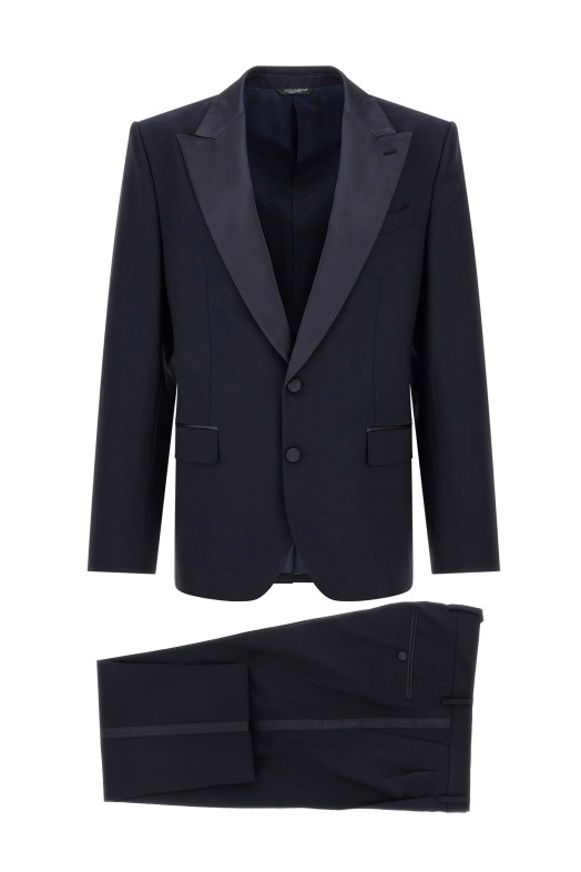 'Sicilia Light' tuxedo dress Blue