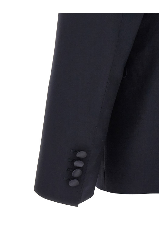 'Sicilia Light' tuxedo dress Blue