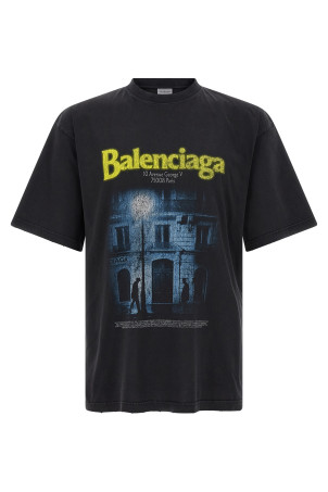 'The Address' T-shirt Black