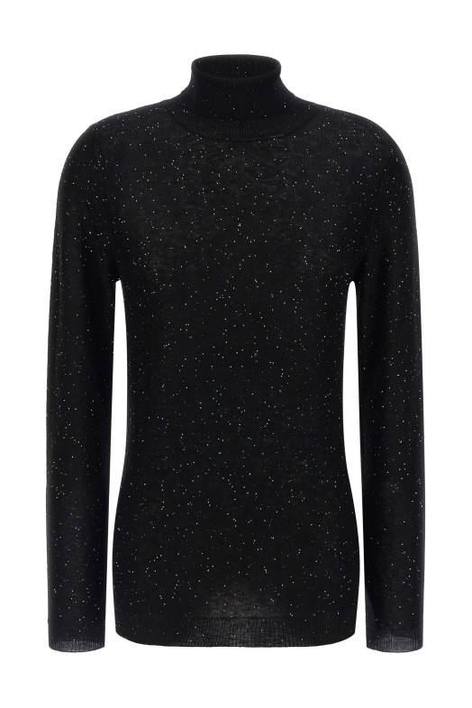 Sequin sweater Black