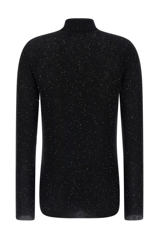 Sequin sweater Black