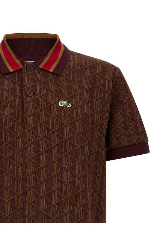 'Paris' polo shirt Brown