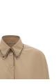 Cropped shirt Beige