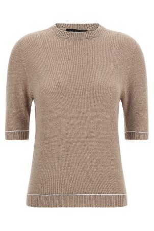 Gauze 'Platinum' sweater Beige