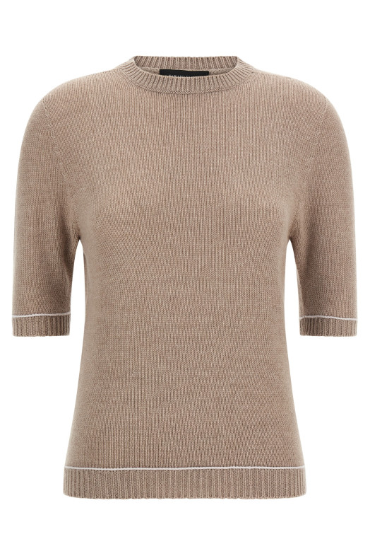 Gauze 'Platinum' sweater Beige
