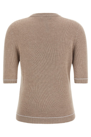 Gauze 'Platinum' sweater Beige