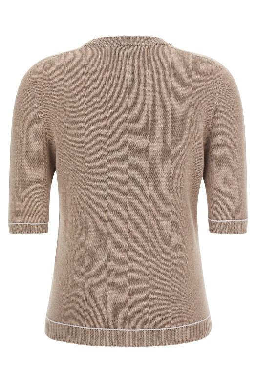 Gauze 'Platinum' sweater Beige