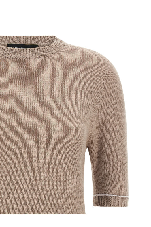 Gauze 'Platinum' sweater Beige