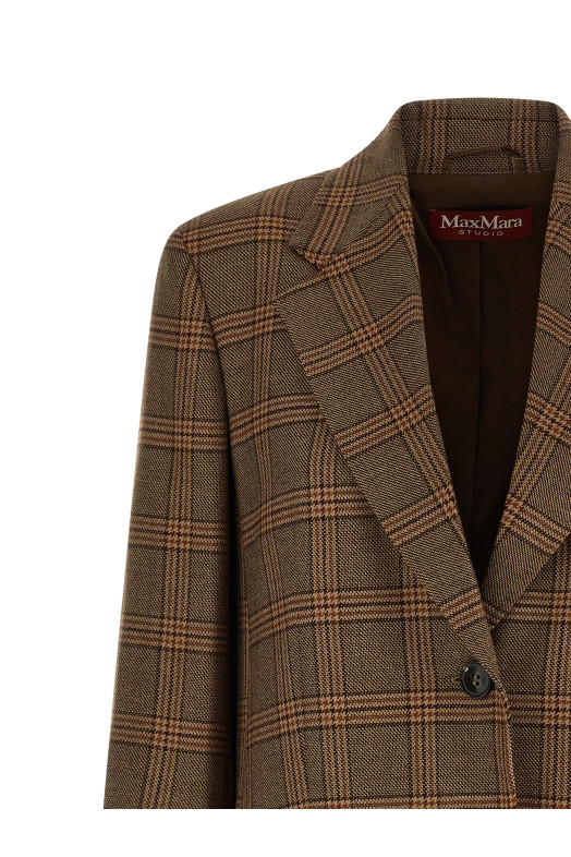 'MstAlca' blazer Brown
