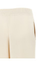 Cashmere knit pants White