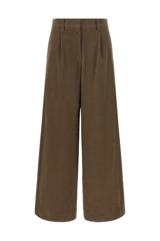 Fustagno pants Brown