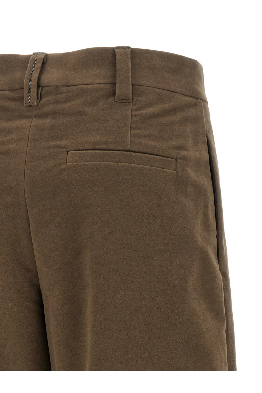 Fustagno pants Brown
