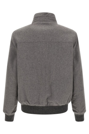 Cashmere and vicuna jacket Gray
