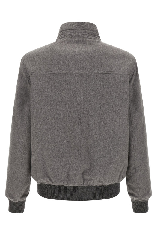 Cashmere and vicuna jacket Gray