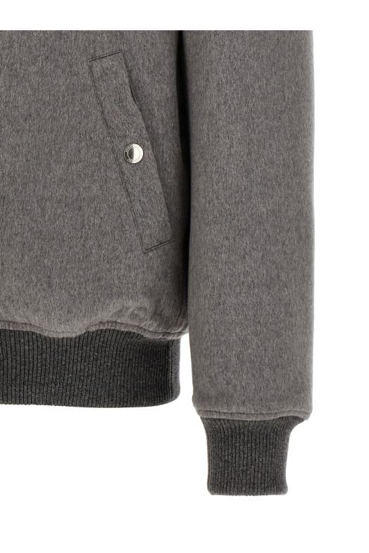Cashmere and vicuna jacket Gray