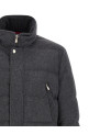 Membrane wool flannel parka Gray