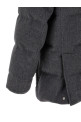 Membrane wool flannel parka Gray