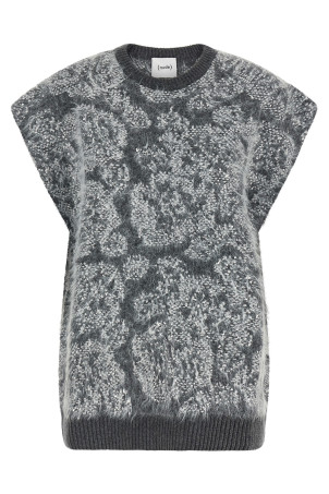 Jacquard sweater Gray