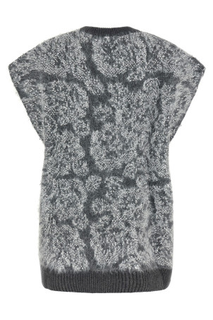 Jacquard sweater Gray