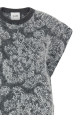 Jacquard sweater Gray