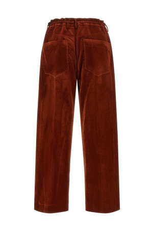 Velvet pants Red