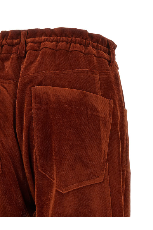 Velvet pants Red