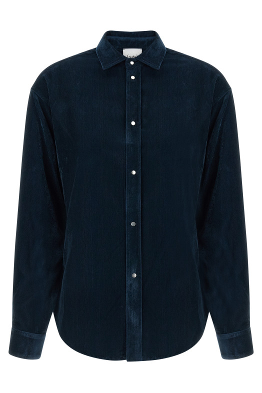Velvet shirt Blue
