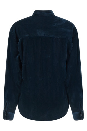 Velvet shirt Blue
