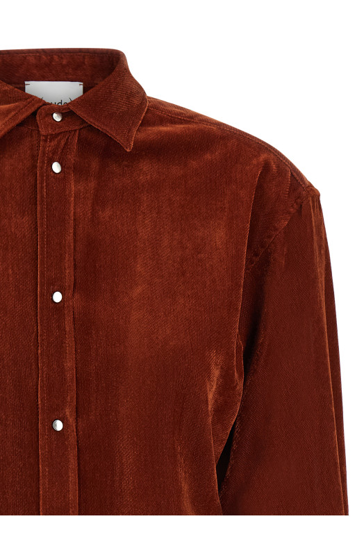 Velvet shirt Red