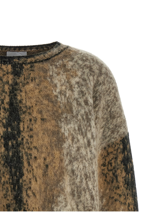 Alpaca and wool sweater Brown