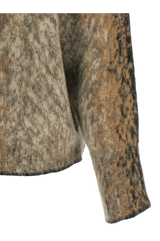 Alpaca and wool sweater Brown