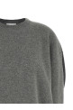 Two-tone sleeve sweater Gray