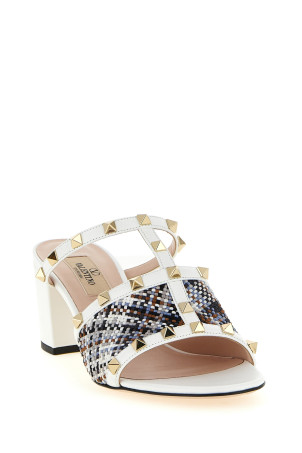 Valentino Garavani 'Rockstud' slides White
