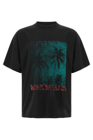 Vintage-effect T-shirt Black