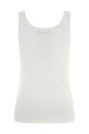 Logo patch tank top White