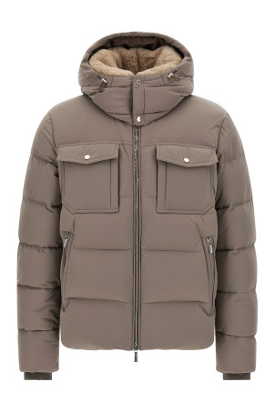 'Alarick' bomber jacket - 'Acqua' line Gray