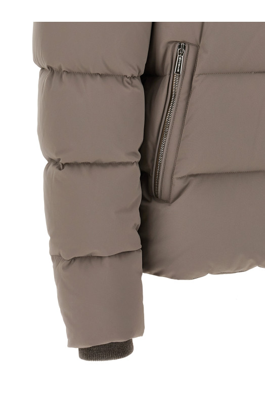 'Alarick' bomber jacket - 'Acqua' line Gray