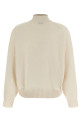 Heraldic embroidery sweater Beige