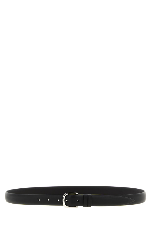 Leather belt Black