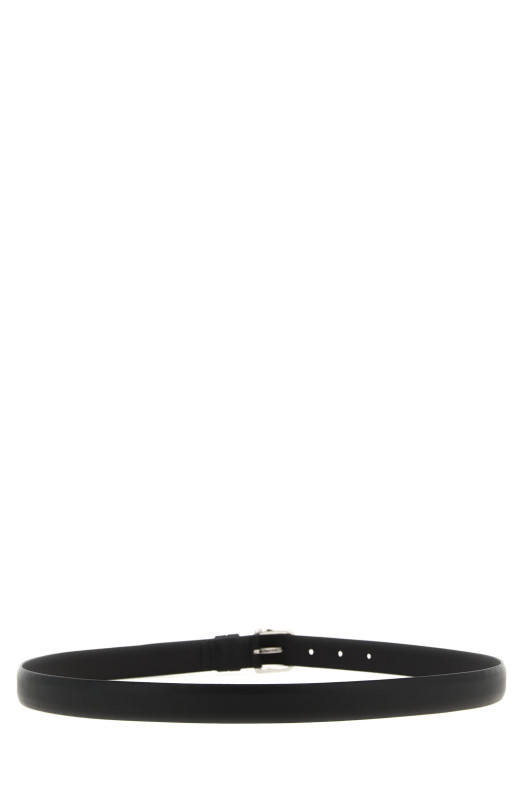 Leather belt Black