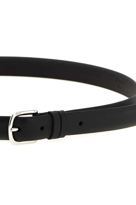Leather belt Black