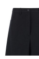 Barrel silhouette pants Black