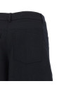 Barrel silhouette pants Black