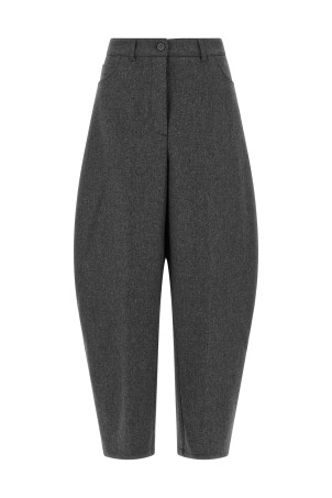 Barrel silhouette pants Gray