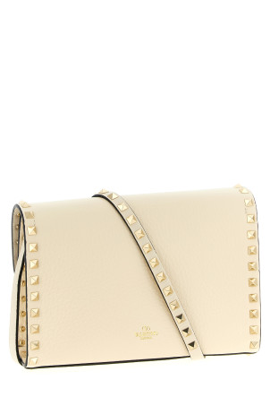 Valentino Garavani 'Rockstud' small shoulder bag White