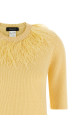 Feather sweater Yellow