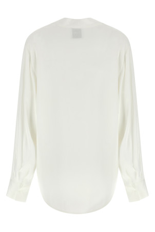 V-neck blouse White